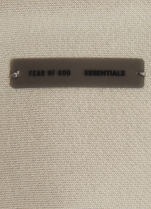 Fear of God Essentials Hoodie met gemêleerd dessin - detail 6 zand