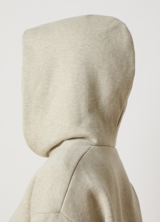 Fear of God Essentials Hoodie met gemêleerd dessin - detail 3 beige