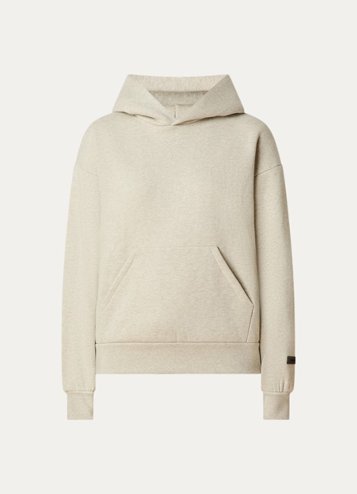 Fear of God Essentials Hoodie met gemêleerd dessin - voorkant 5 beige