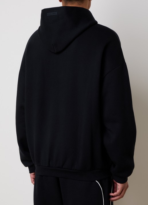 Fear of God Essentials Hoodie met logoborduring - achterkant 3 zwart