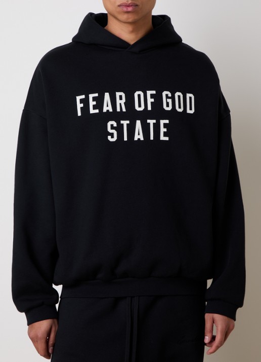 Fear of God Essentials Hoodie met logoborduring