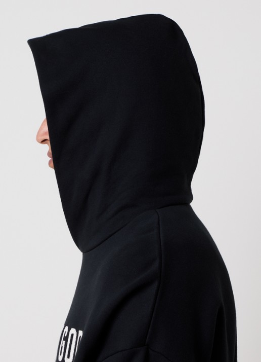 Fear of God Essentials Hoodie met logoborduring - detail 5 zwart