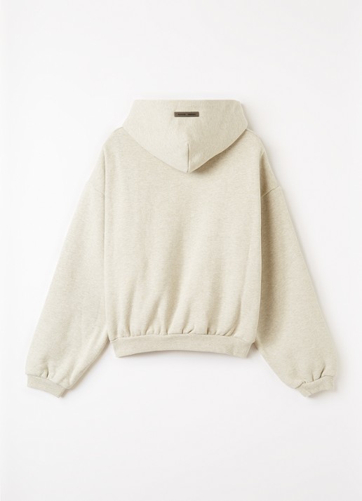Fear of God Essentials Hoodie met logoprint - voorkant 2 lindegroen