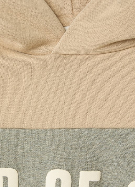 Fear of God Essentials Hoodie met logoprint - detail 3 beige