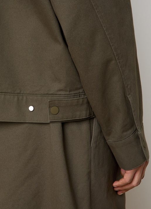 Fear of God Essentials Jack met steekzakken - detail 6 bronsgroen