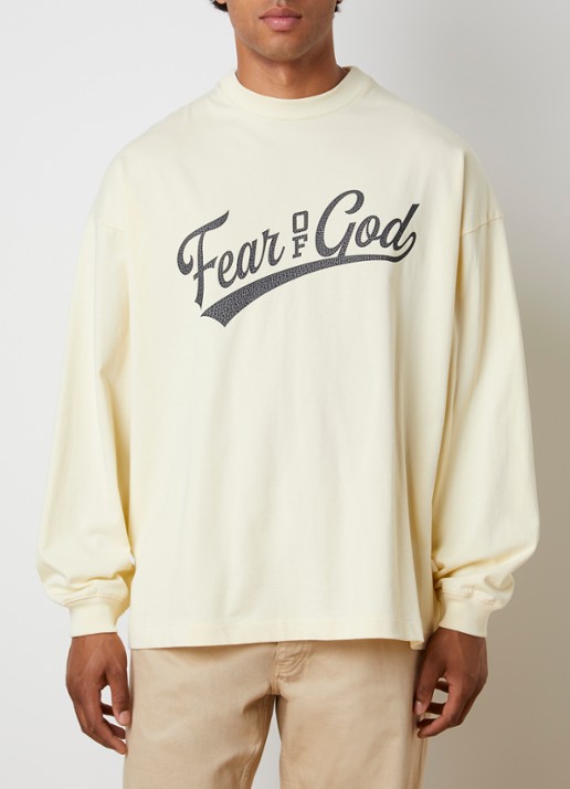 Fear of God Essentials Longsleeve met front- en backprint