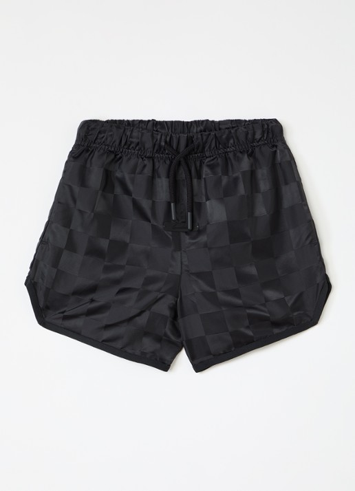 Fear of God Essentials Loose fit korte broek met ruitdessin