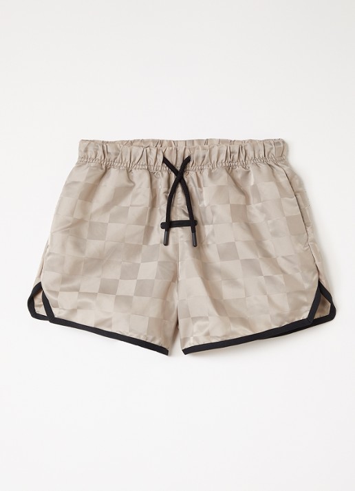 Fear of God Essentials Loose fit korte broek met ruitdessin