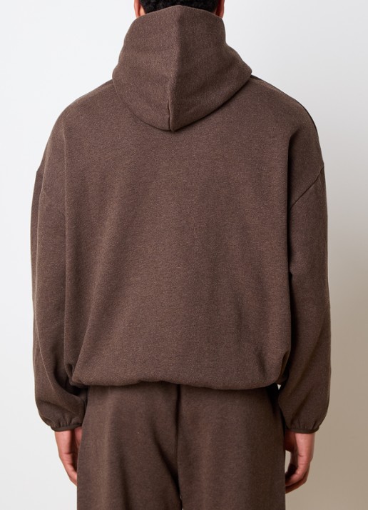 Fear of God Essentials Oversized hoodie met logo - achterkant 3 bruin