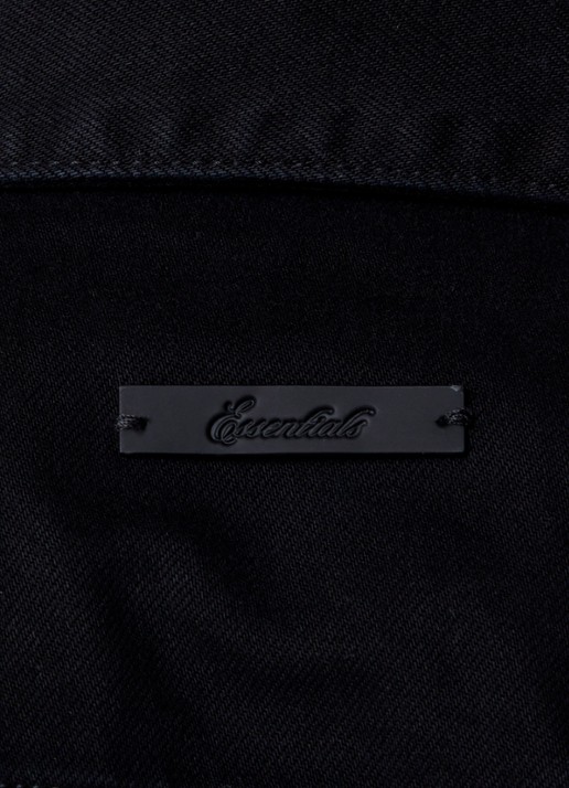 Fear of God Essentials Spijkerjas met borstzakken - detail 2 zwart