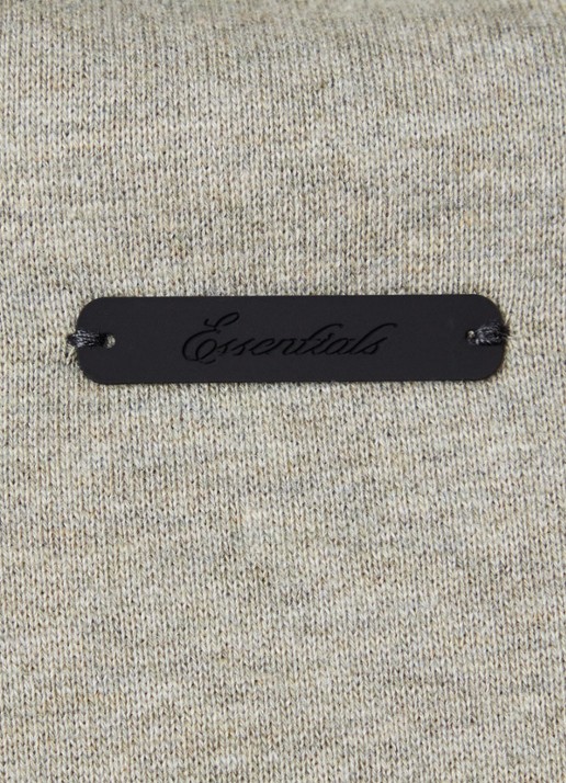 Fear of God Essentials Sweater met logo- en backprint - detail 2 grijsmele