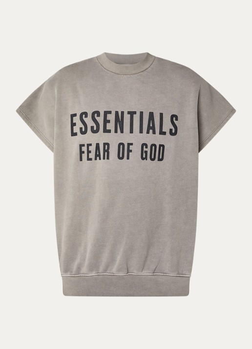 Fear of God Essentials Sweater met logoprint - voorkant 4 beige