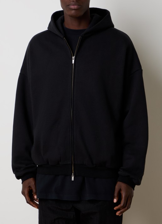 Fear of God Essentials Sweatvest met backprint en capuchon - achterkant 4 zwart