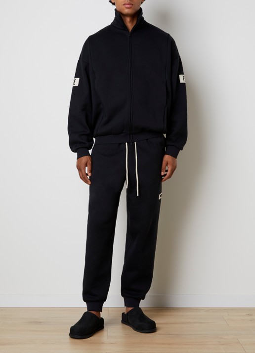 Fear of God Essentials Sweatvest met backprint en steekzakken - voorkant 2 zwart