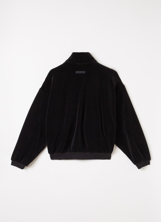 Fear of God Essentials Sweatvest met logoborduring - achterkant zwart