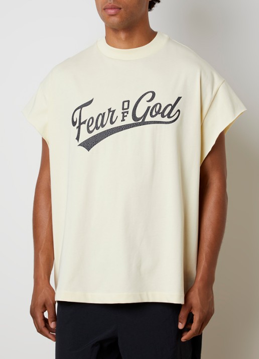 Fear of God Essentials T-shirt met front- en backprint