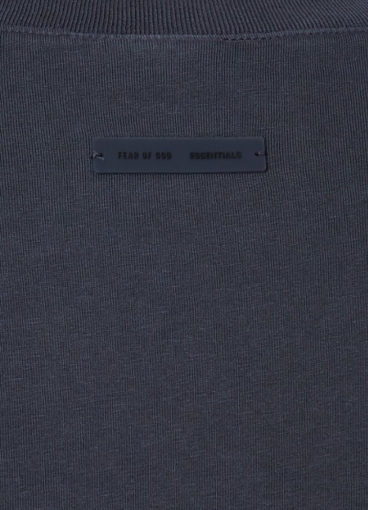 Fear of God Essentials T-shirt met logo- en backprint - detail 2 antraciet