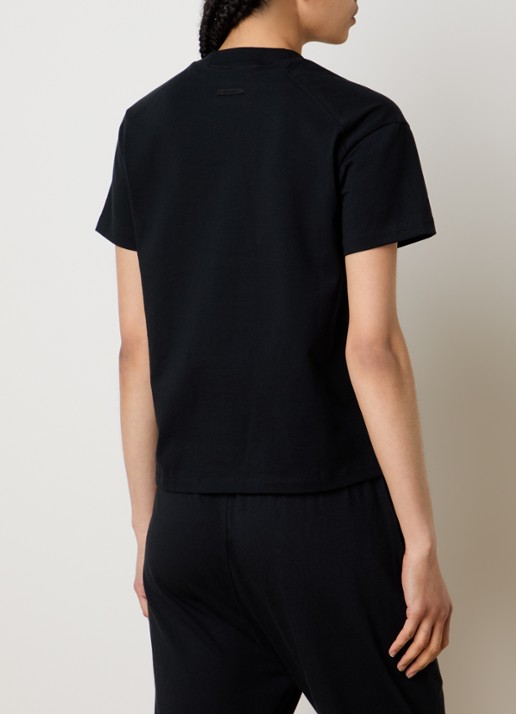 Fear of God Essentials T-shirt met logo en ronde hals - achterkant 5 zwart