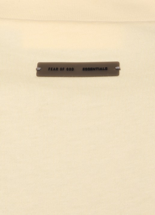 Fear of God Essentials T-shirt met logo - detail 4 lichtgeel
