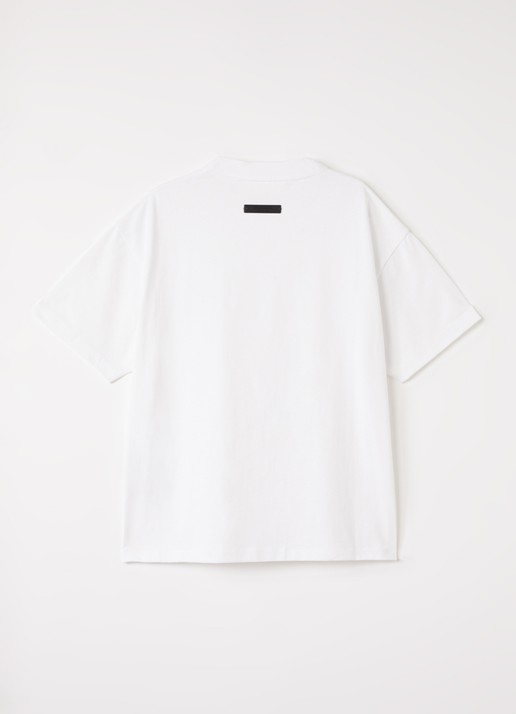 Fear of God Essentials T-shirt met logo - voorkant 2 wit