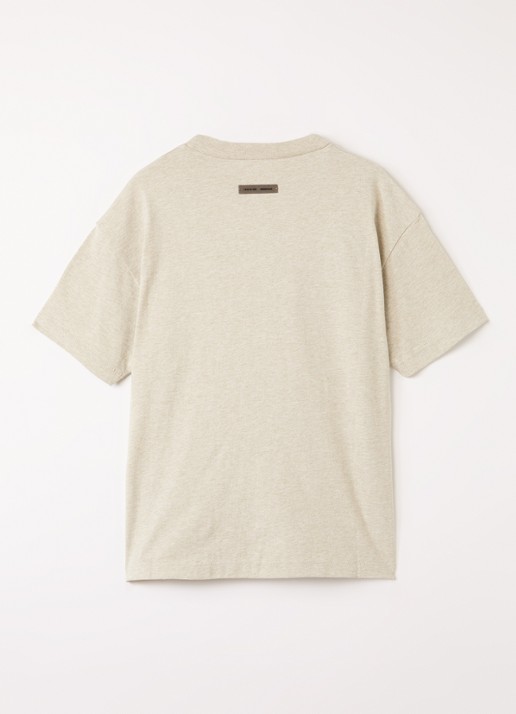 Fear of God Essentials T-shirt met logoprint - voorkant 2 lindegroen