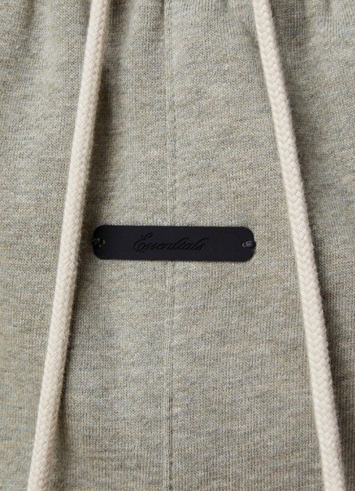 Fear of God Essentials Tapered fit joggingsbroek met steekzakken - detail 3 grijsmele