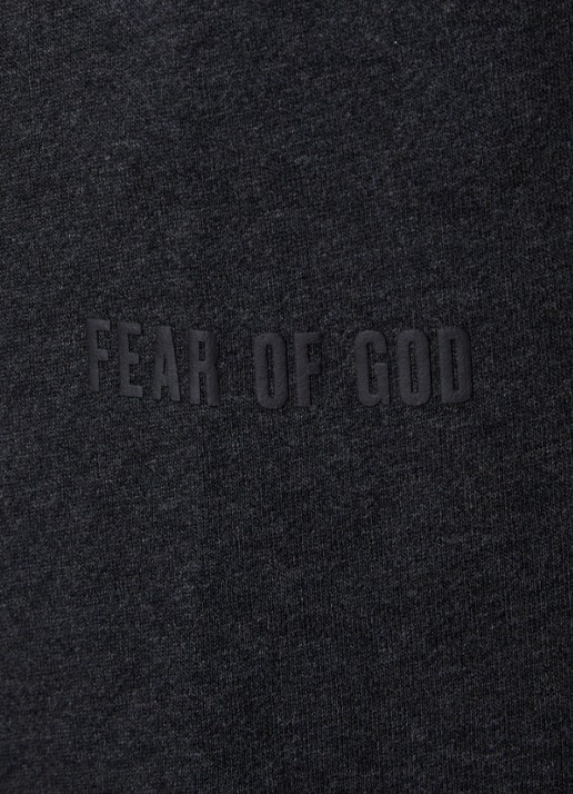 Fear of God Essentials Tapered fit joggingsbroek met steekzakken - detail 4 antraciet