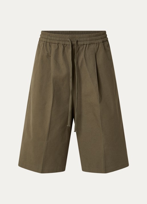 Fear of God Essentials Twill straight fit korte broek met steekzakken