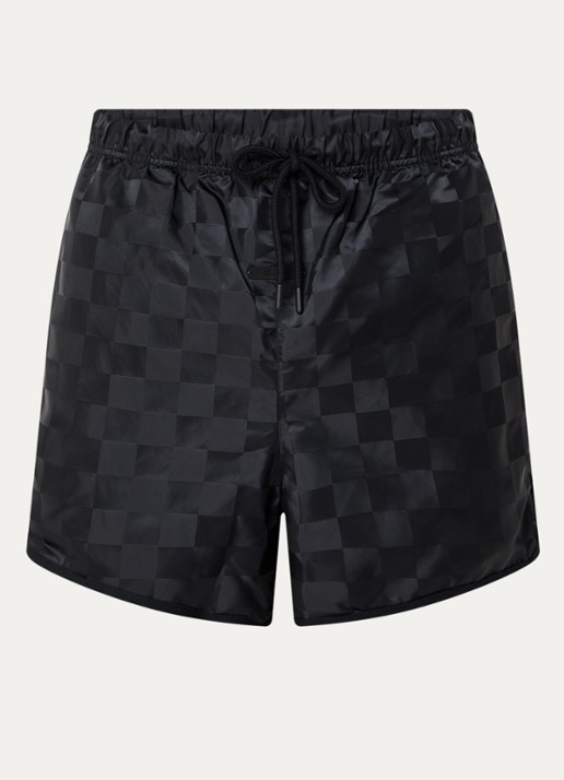 Fear of God Essentials Wide fit korte broek met ruitdessin