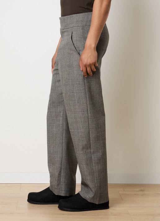 Fear of God Loose fit pantalon van scheerwol met steekzakken - detail 5 zwart