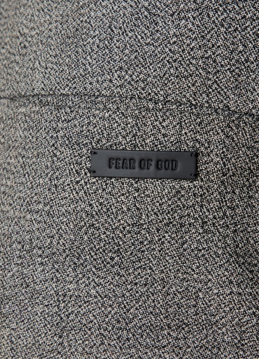 Fear of God Loose fit pantalon van scheerwol met steekzakken - detail 6 zwart