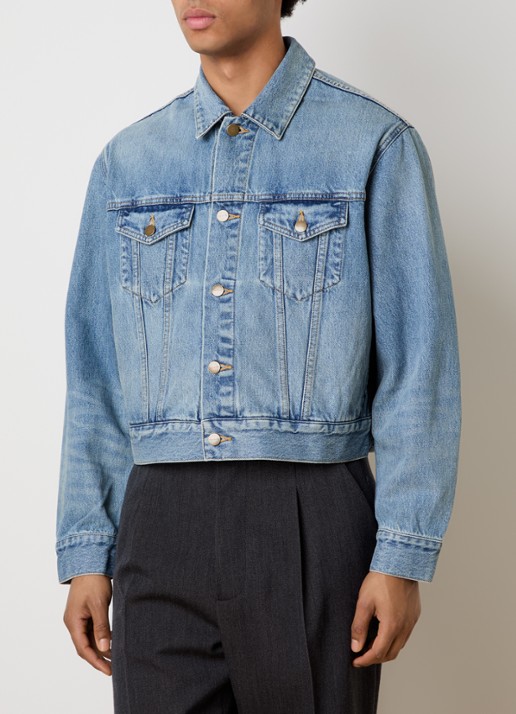 Fear of God Spijkerjas met borstzakken - detail 2 indigo