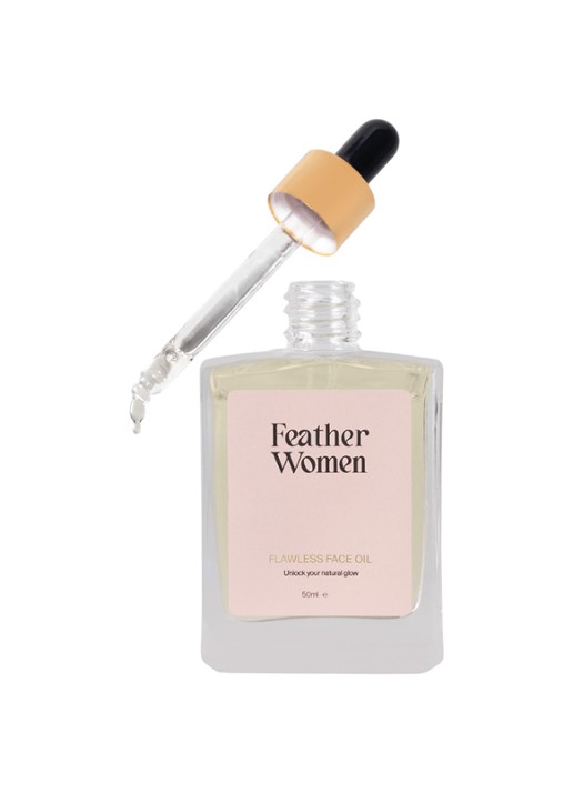 Feather Women Flawless Face Oil - gezichtsolie - voorkant 6 undefined
