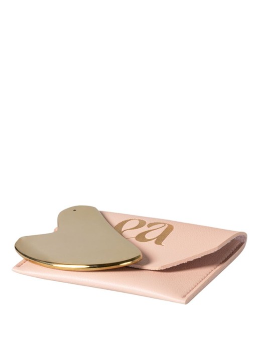 Feather Women Golden Gua Sha - gezichtsroller - detail 5 undefined