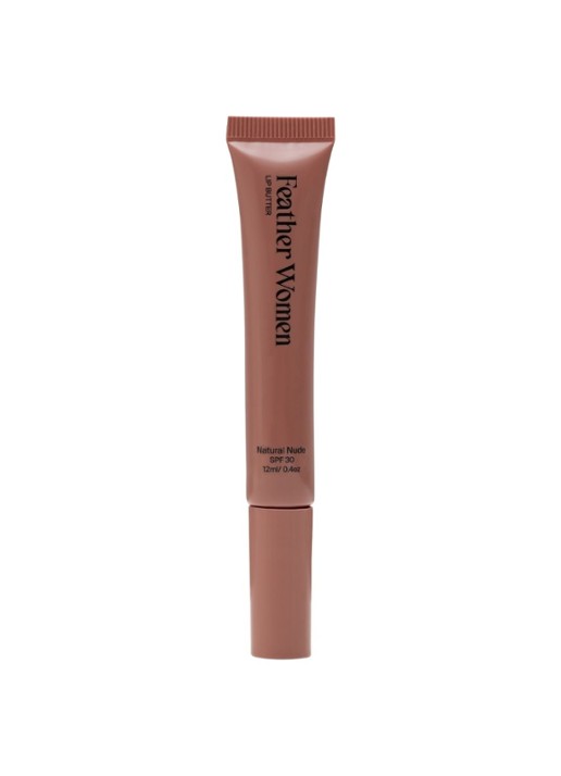 Feather Women Lip Butter - lip gloss - voorkant 2 natural nude