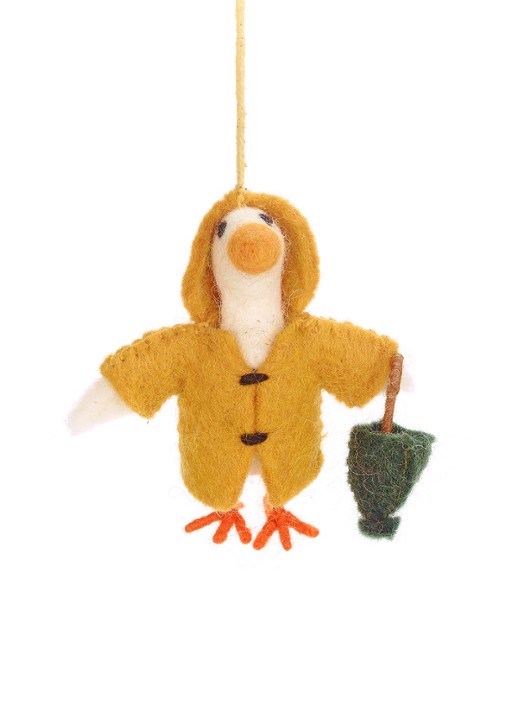 Felt So Good Puddles the Goose kersthanger 9 cm