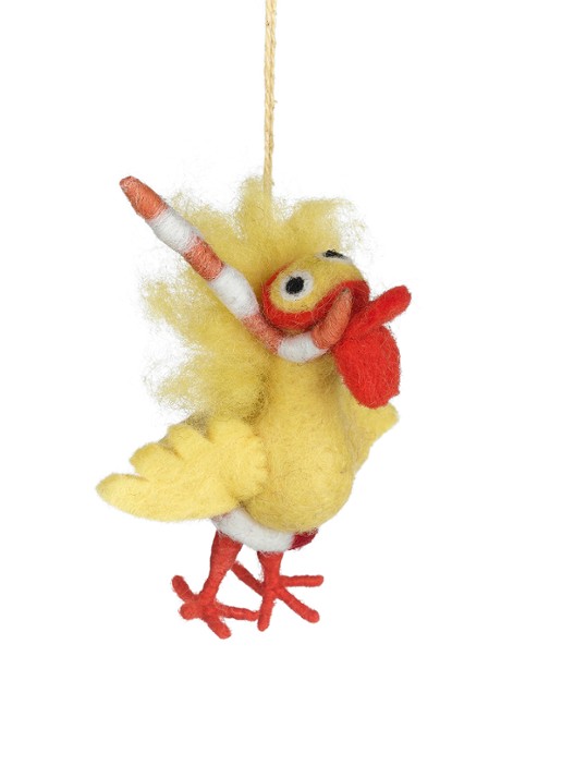 Felt So Good Snorkelling Chick kersthanger 10 cm