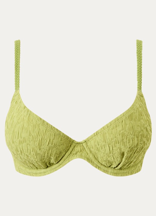 Femilet by Chantelle Catania plunge bikinitop met beugel - voorkant 5 lime