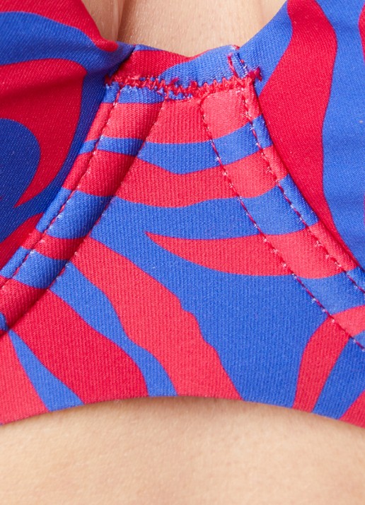 Femilet by Chantelle Tidra voorgevormde bikinitop met beugel en tijgerprint - detail 5 donkerroze