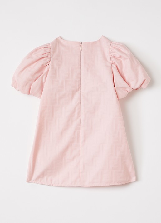 Fendi Abito T-shirt met logoprint - voorkant 2 roze