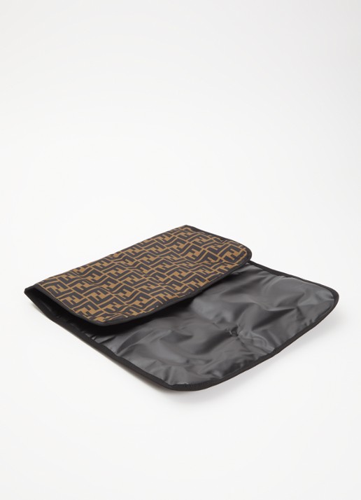 Fendi Borsa luiertas met logoprint - detail 3 bruin