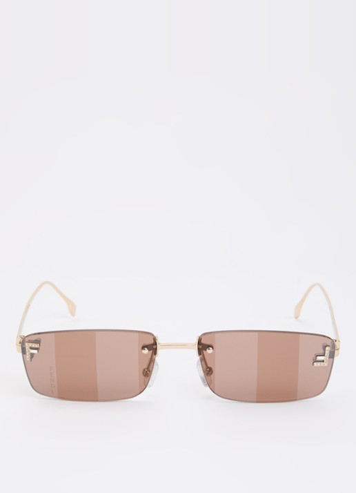 Fendi Fendi First Crystal zonnebril FE4172US - detail goud