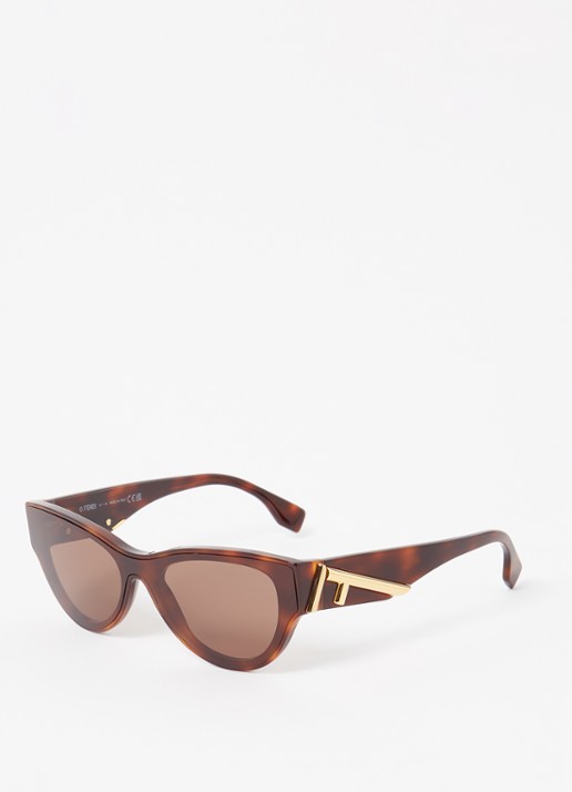 Fendi Fendi First zonnebril FE40135I - voorkant bruin