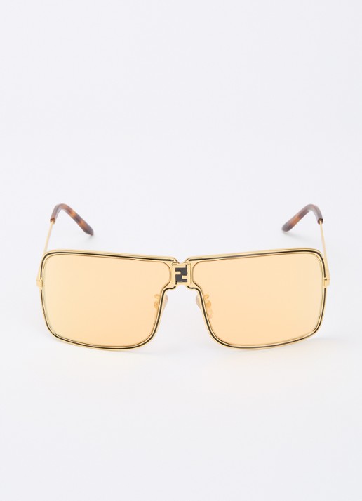 Fendi Fendiness zonnebril FE40195U - detail 2 goud