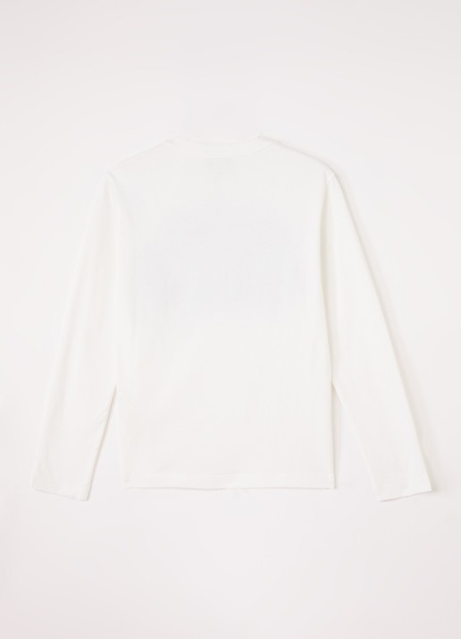 Fendi Longsleeve met logoprint - voorkant 3 gebroken wit