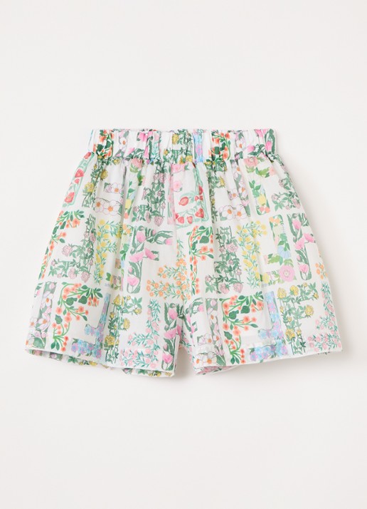 Fendi Loose fit korte broek met bloemenprint