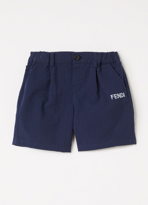 Fendi Loose fit korte broek met logo