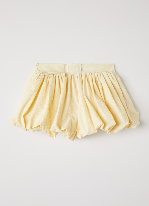 Fendi Loose fit korte broek met logoborduring