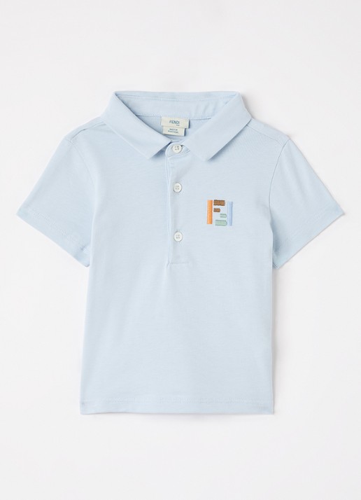 Fendi Polo met logoborduring