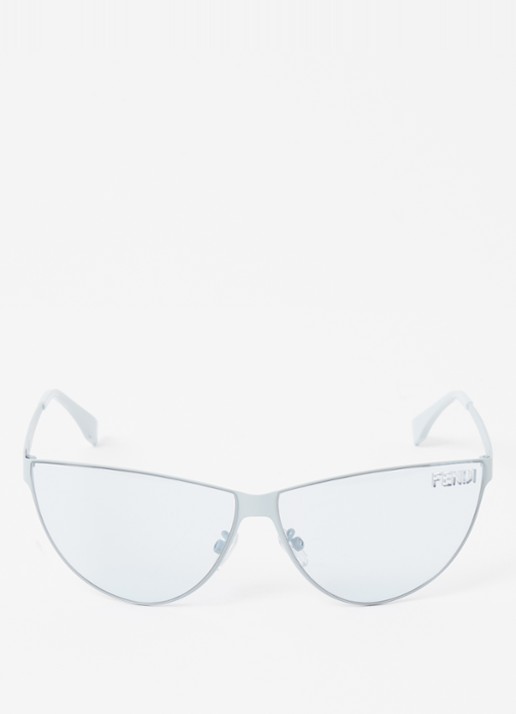 Fendi Retro zonnebril FE40138U - detail 3 lichtblauw